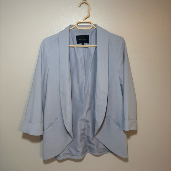 Banana Republic Jackets & Blazers - Women’s size 6 Banana Republic Light Blue Suit Jacket Business Blazer